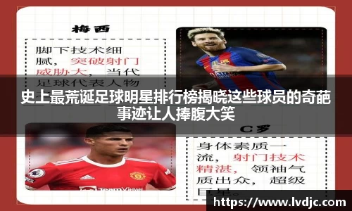 史上最荒诞足球明星排行榜揭晓这些球员的奇葩事迹让人捧腹大笑